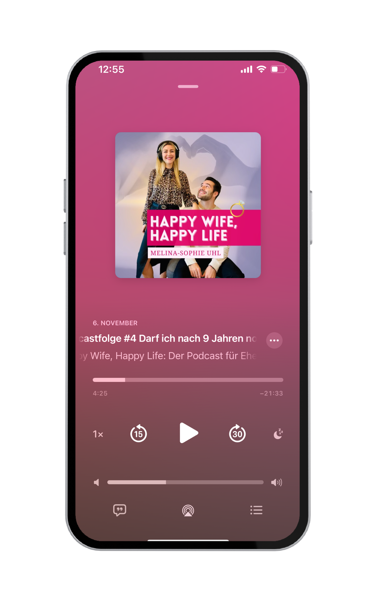 Mockup Podcast Happy Wife, Happy Life